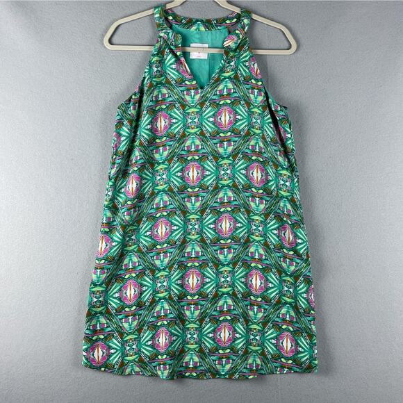 Buddy Love Florence Dress Womens Small Geometric Patterned Colorful Flowy Artsy - Picture 1 of 14